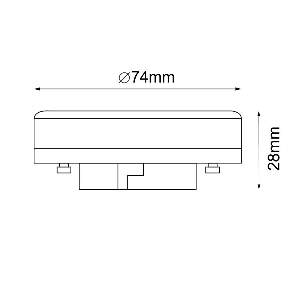 Żarówka GX53 4,9W LED, 2700K, Ledvance — zdjęcie 2