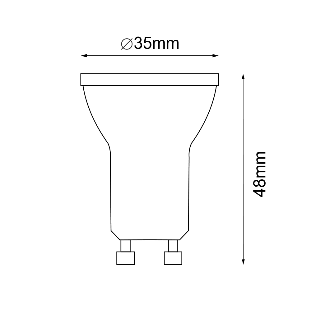 Żarówka GU10 MR11 , 4W LED 3000K, Spectrum — zdjęcie 2