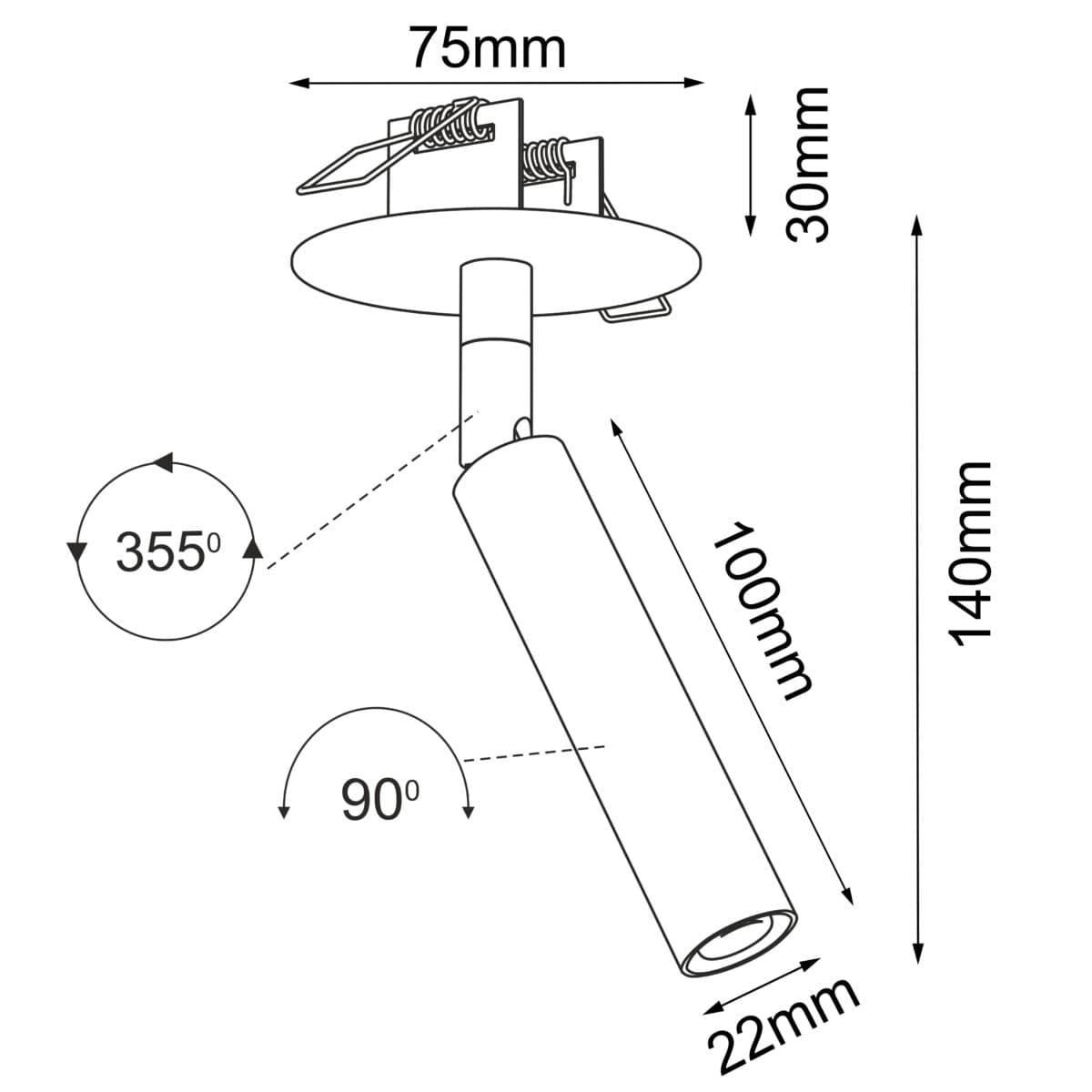 Ace Lampa wpuszczana — zdjęcie 2