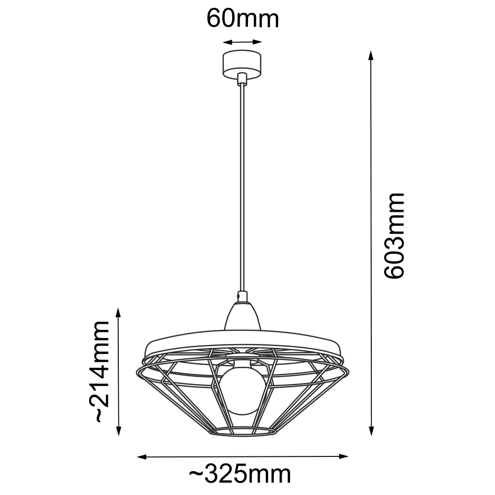 ALKABA Lampa wisząca — zdjęcie 3