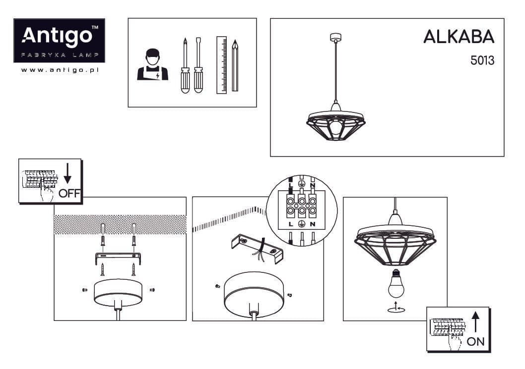 ALKABA Lampa wisząca — zdjęcie 4
