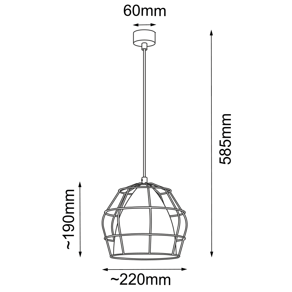 ALKANA Lampa wisząca — zdjęcie 3