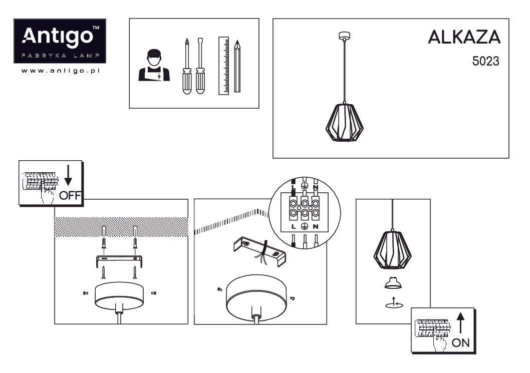 ALKAZA Lampa wisząca — zdjęcie 4