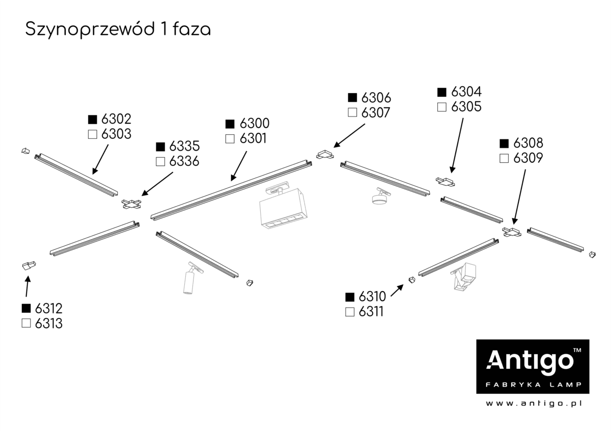 A-Glare szynoprzewód Spot — zdjęcie 5