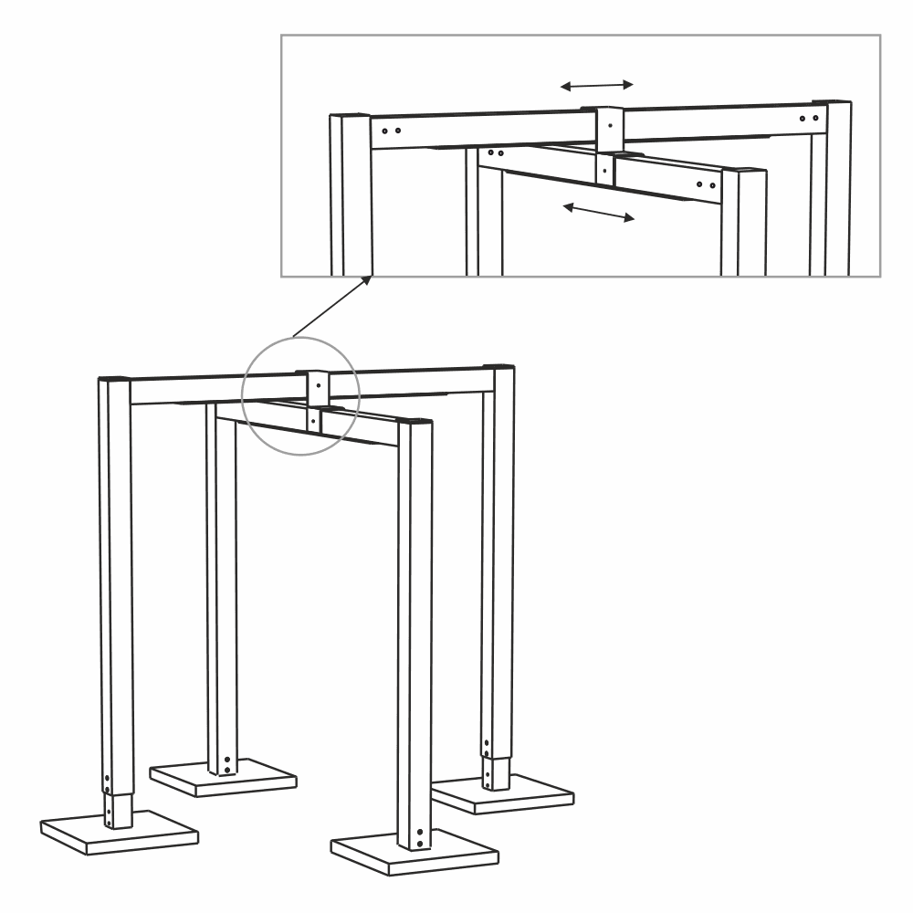 Akcesoria do lamp ogrodowych — Garden - złącze konfiguracyjne do Taket Antracyt — zdjęcie 4